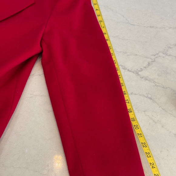 Sag Harbor Red Wool Blazer with Black Velvet Collar - Women’s Size 14, Pre-Owned - Picture 11 of 12